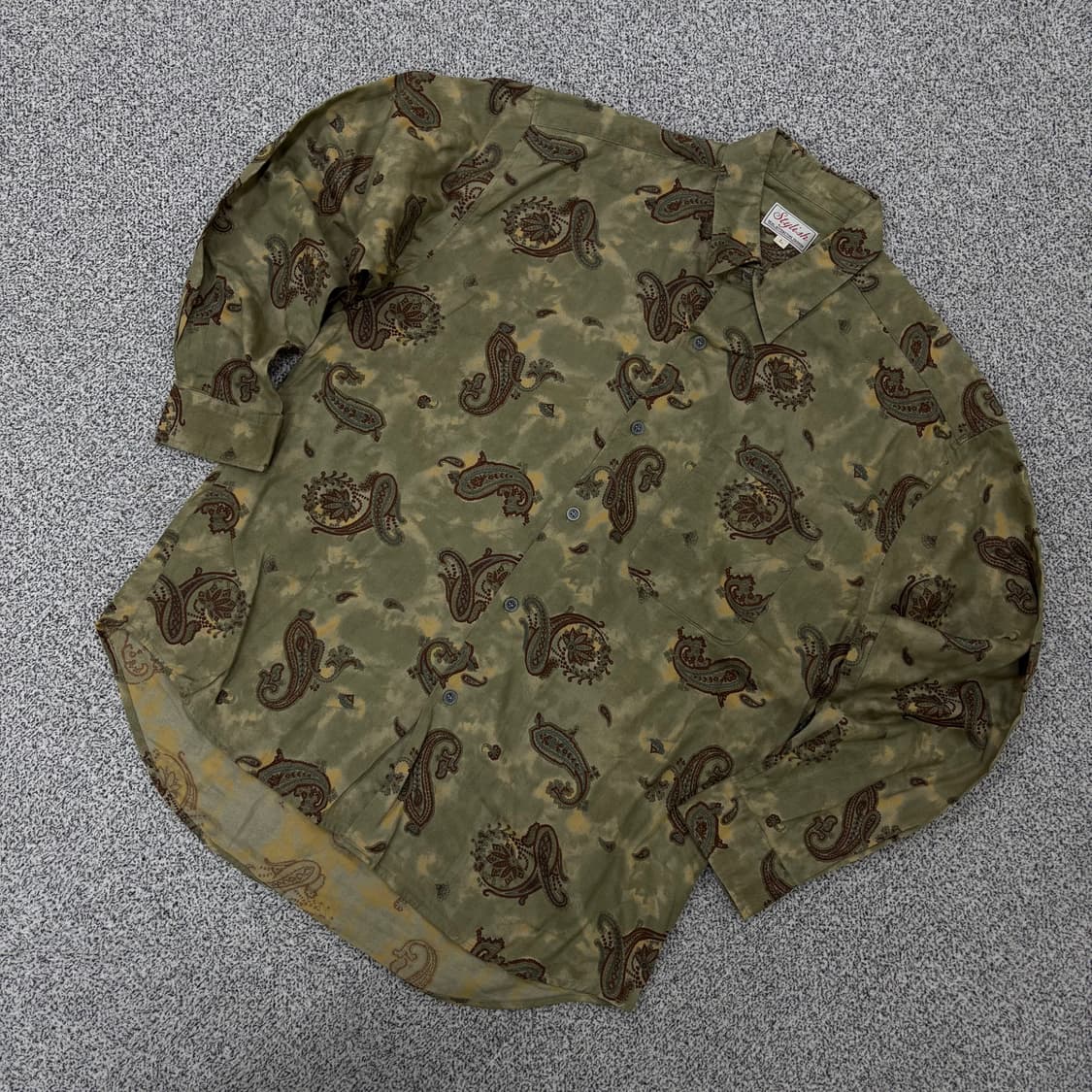 L 빈티지 남성 페이즐리 셔츠 남방 0319J 상품이미지1