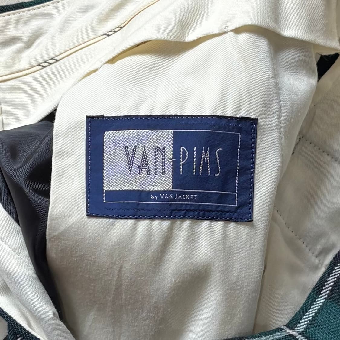 [28-29] VAN JACKET 블랙와치 클래식 투턱 울 팬츠 상품이미지4