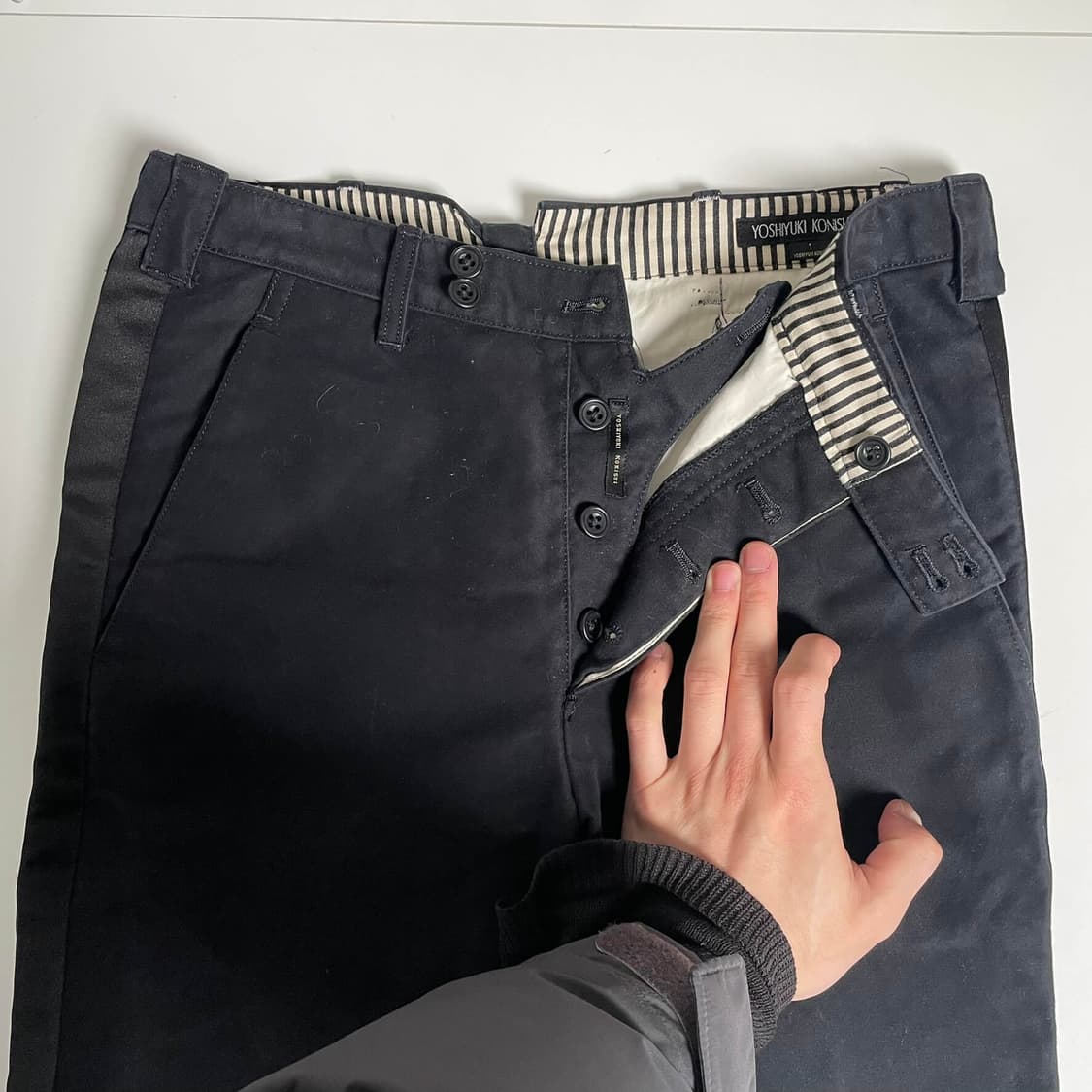 Yoshiyuki konishi 사이드 라인 팬츠 상품이미지7