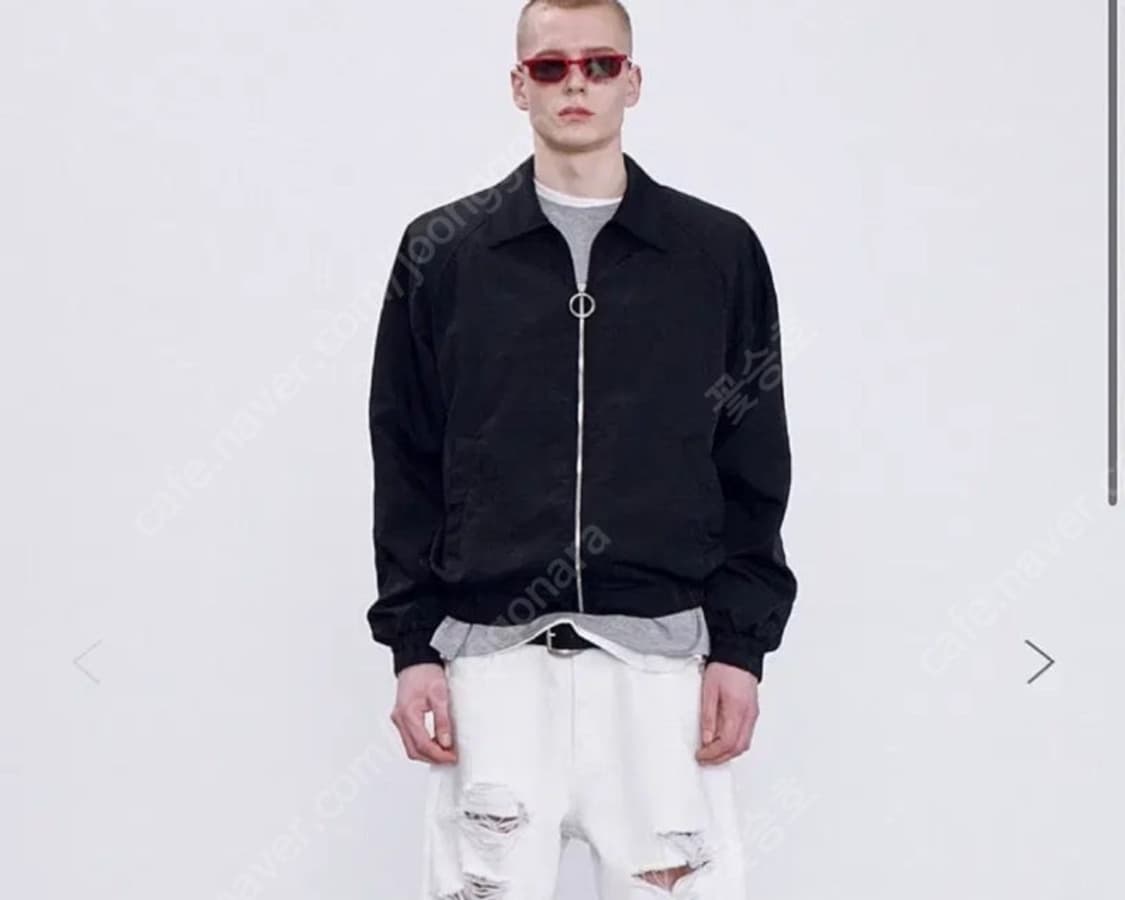렉토 24s/s 오버핏 드라이버 점퍼 블랙 상품이미지4
