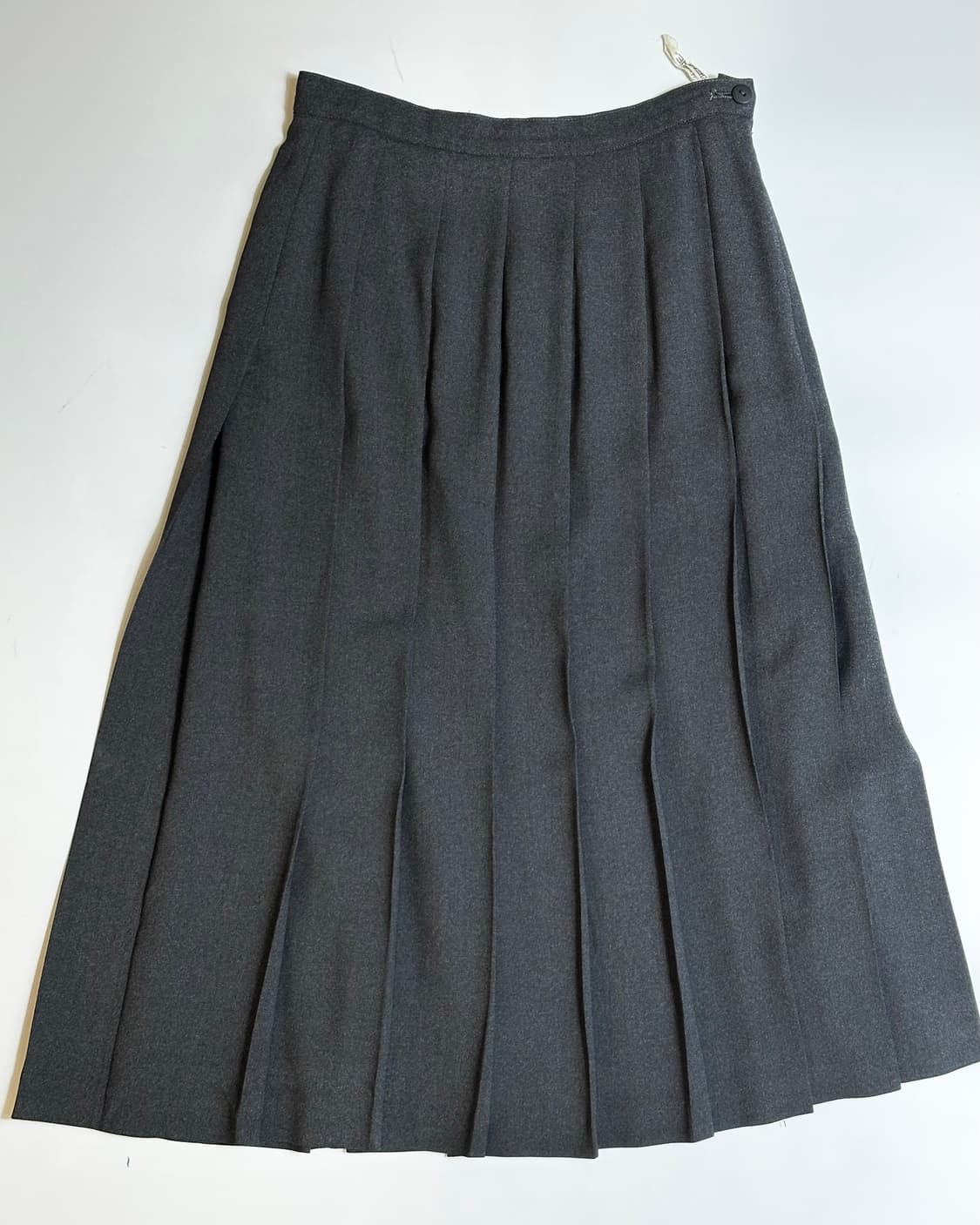 그레이 플리츠 롱 스커트 상품이미지5