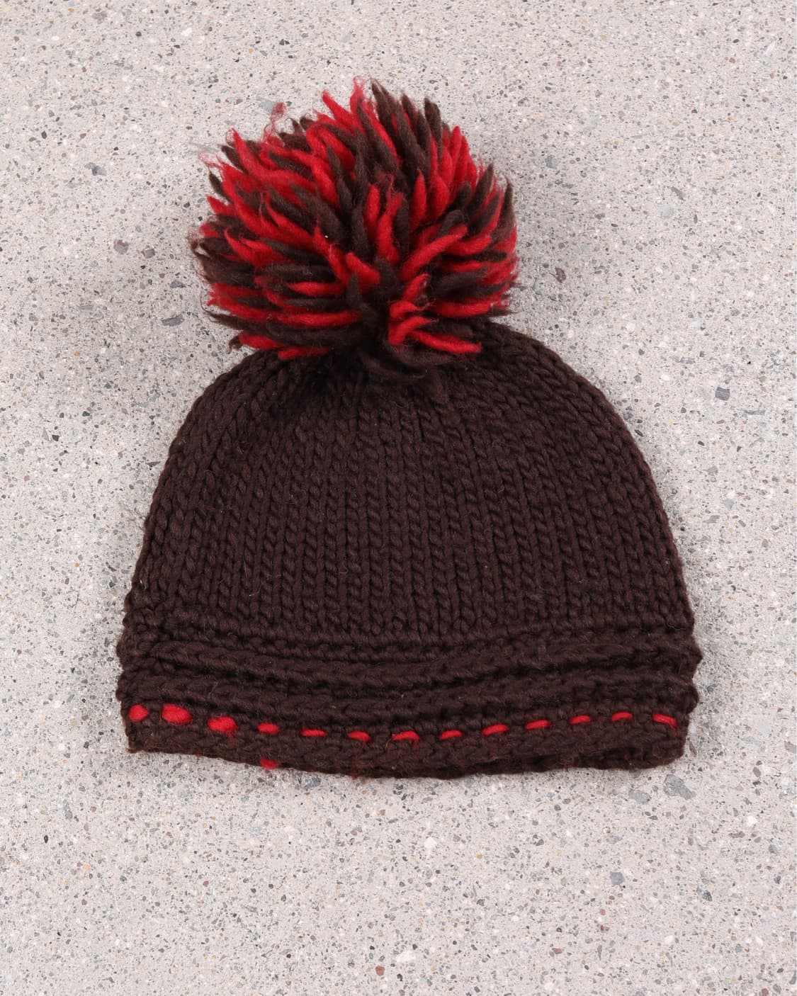 Vivienne Orb Pom Pom Wool Knit Beanie  상품이미지3