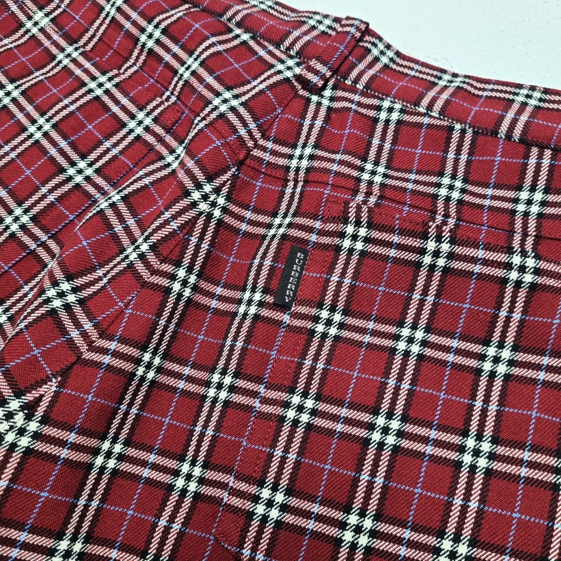 버버리 블랙라벨 타탄체크 슬랙스 - 29 상품이미지8