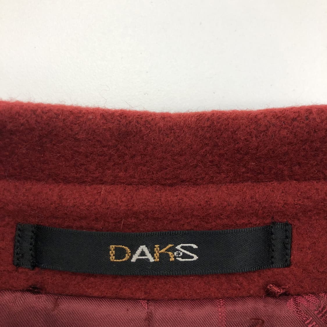 닥스 앙고라 50% 레드 싱글코트 97-165 상품이미지5