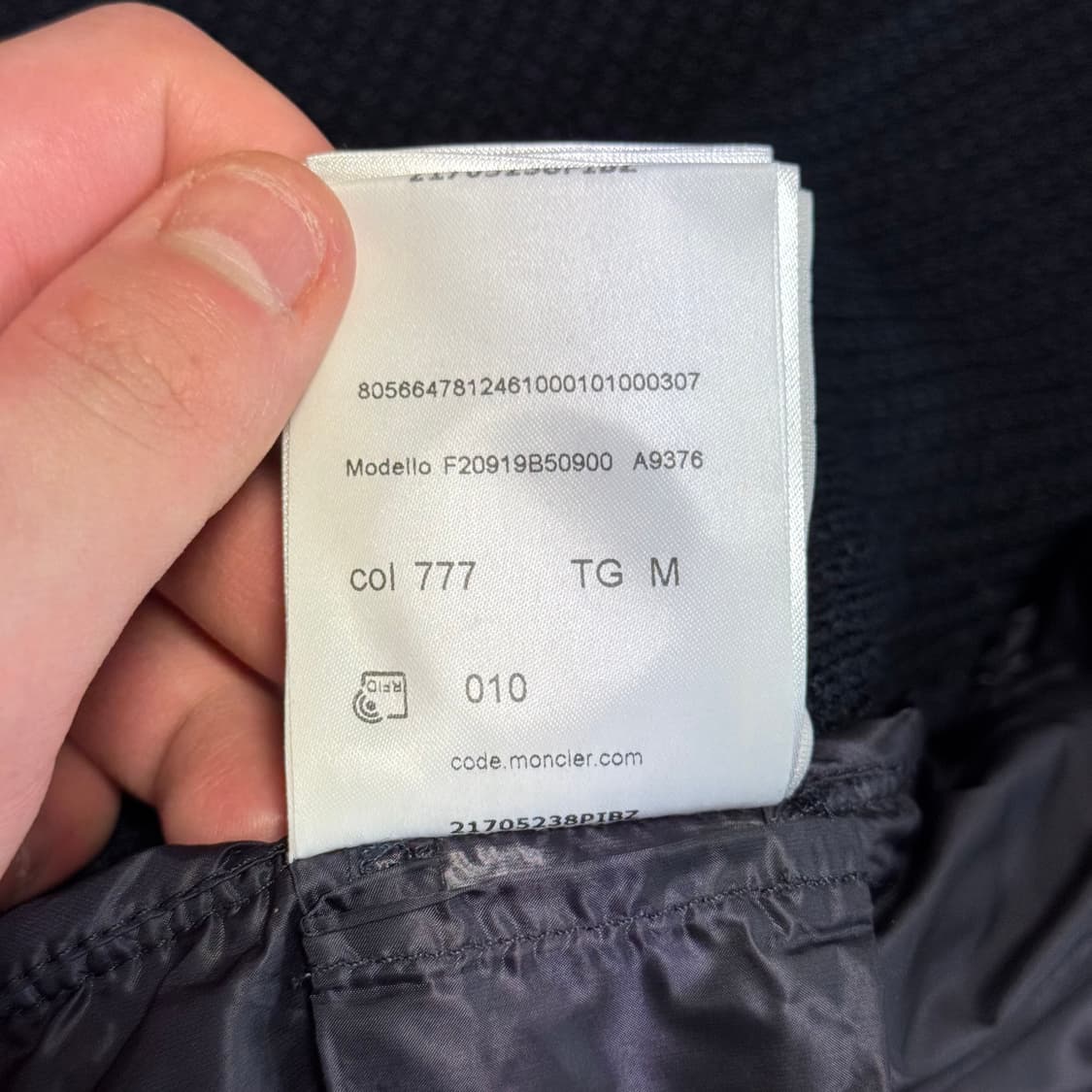 몽클레어 니트패딩 와플집업가디건 M사이즈  상품이미지8