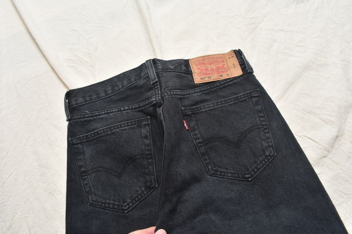 리바이스 501 청바지 데님팬츠 흑청 30 상품이미지7