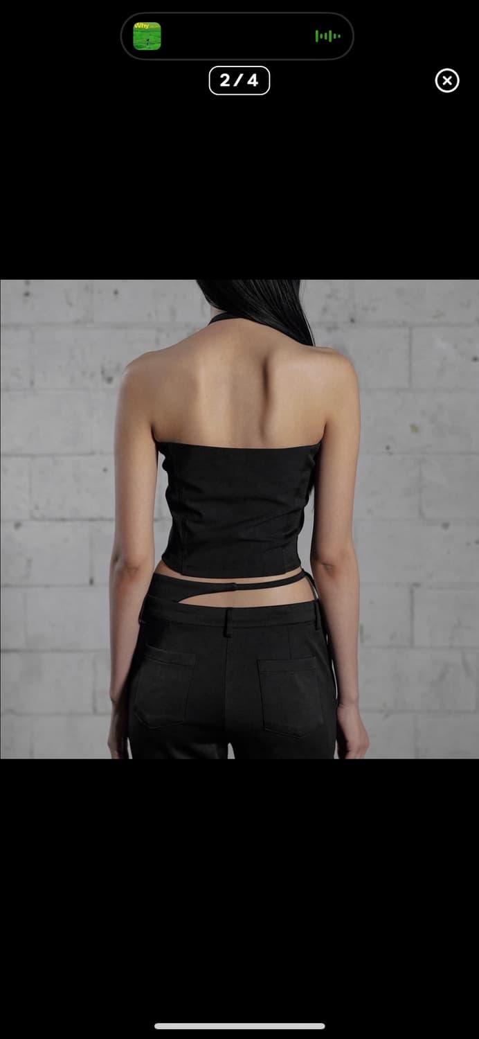 보헤미안서울 언발란스 홀터 vest 상품이미지2