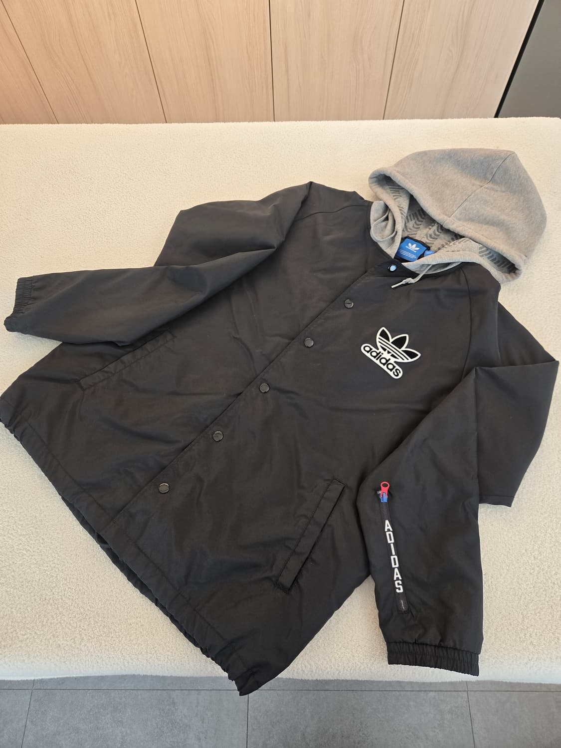 아디다스 후드 코치 자켓 블랙 110 상품이미지1