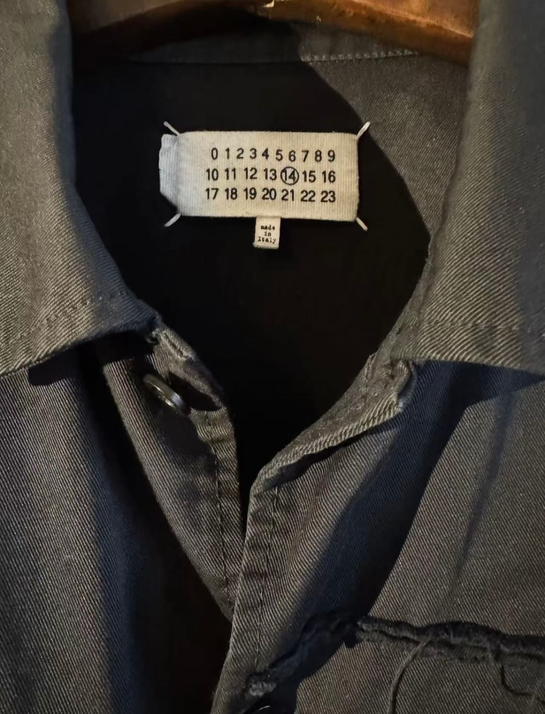 메종마르지엘라 스티치 자켓 블랙 상품이미지3