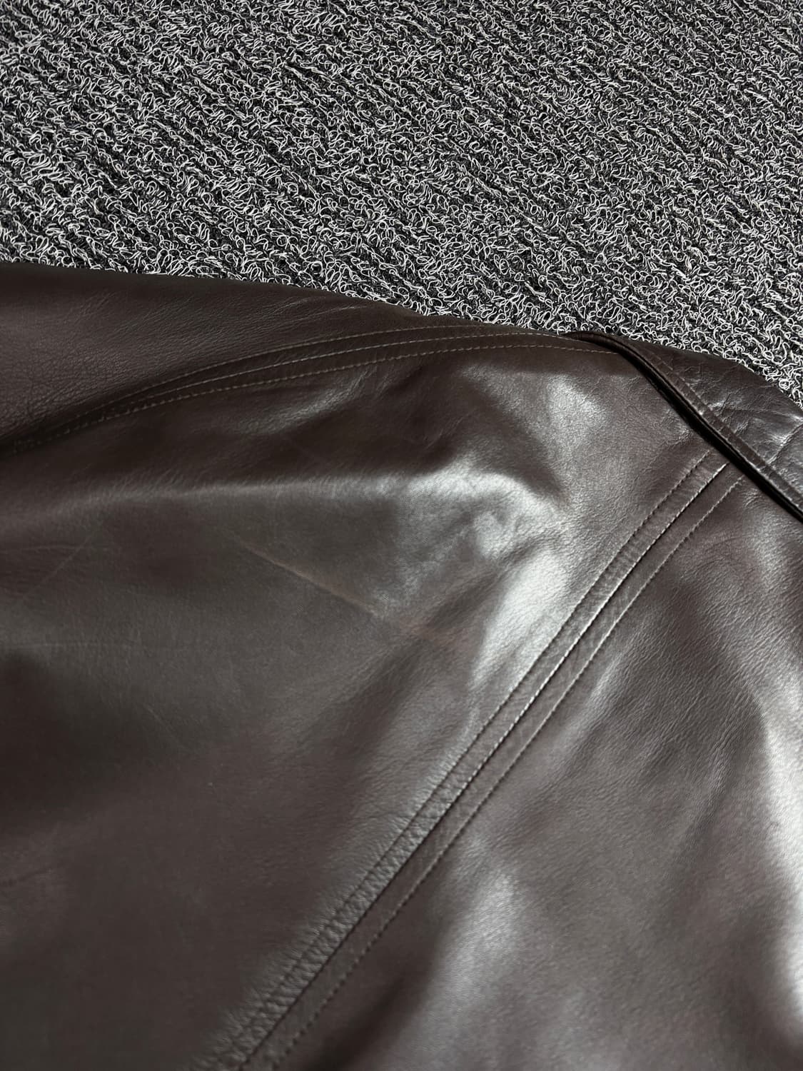 빈티지 아카이브 비건 레더 봄버 자켓 2849 상품이미지5