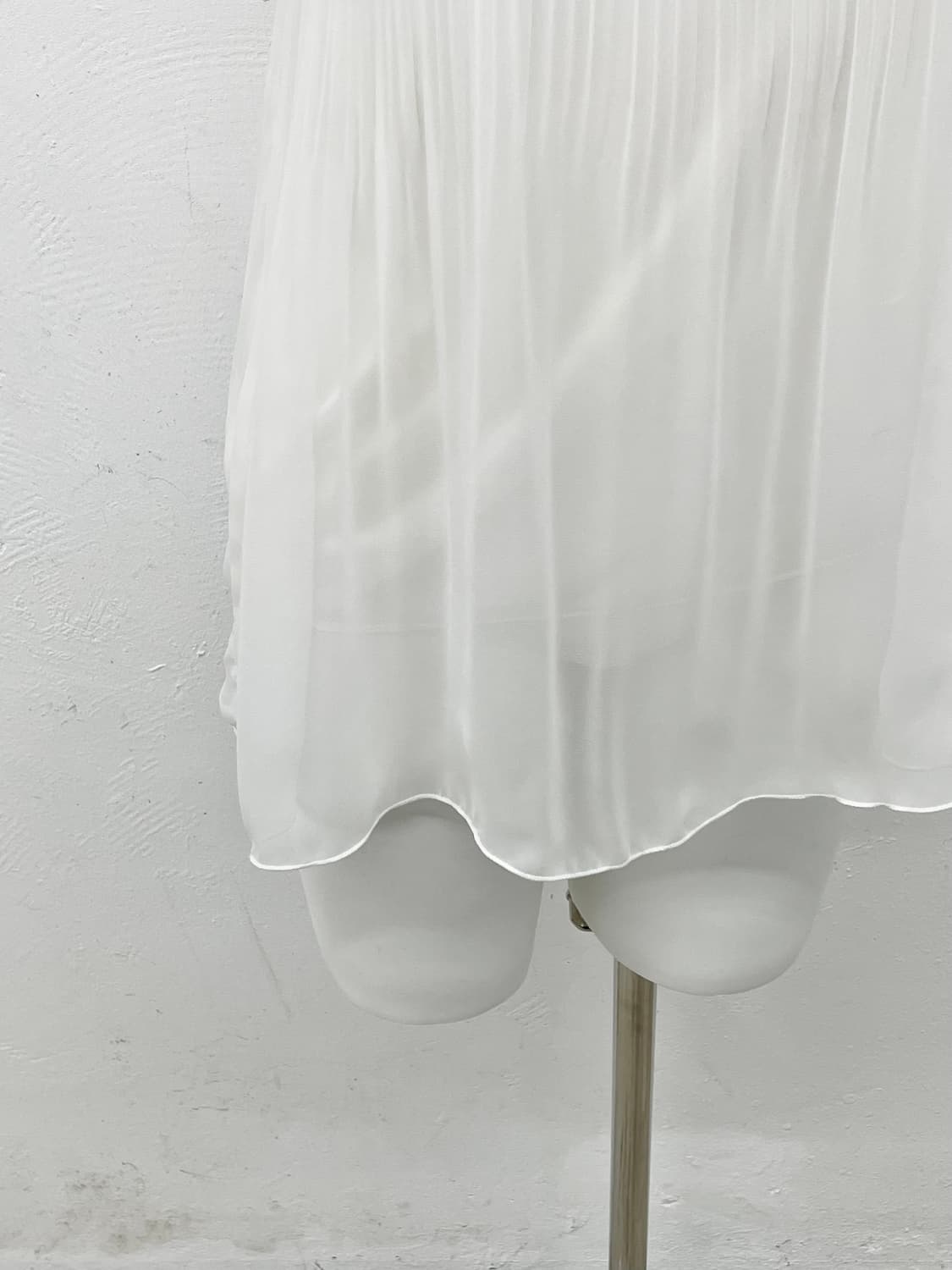 화이트 로즈 플리츠 슬립 상품이미지3