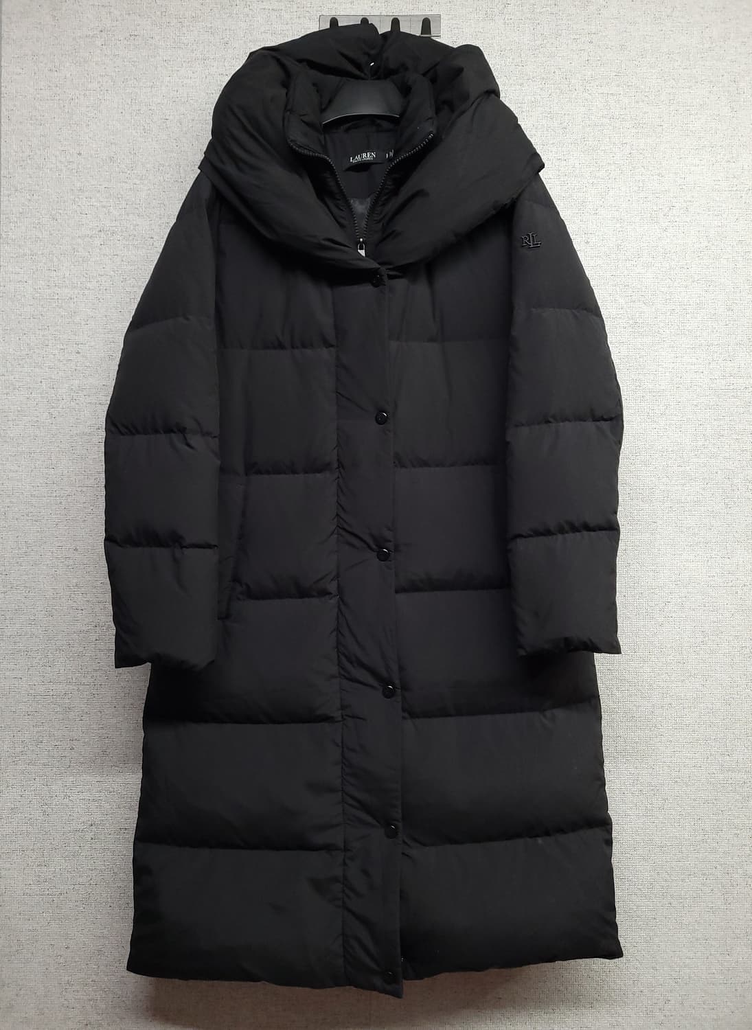 로렌 랄프로렌 여성 필로우 후드 롱 덕다운 패딩 상품이미지2