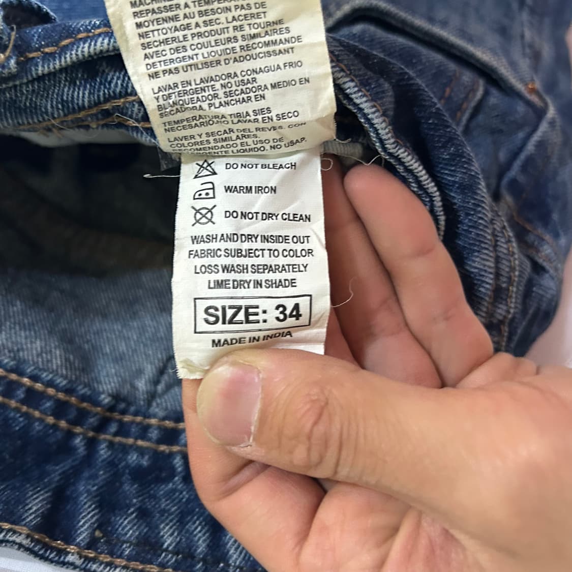 [Levi's] 리바이스 올드스쿨 자수 워싱 데님팬츠 상품이미지5