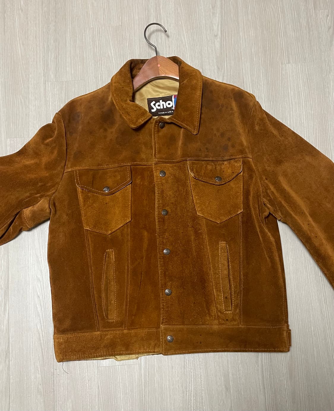 Schott Trucker 3type suede jacket 상품이미지1