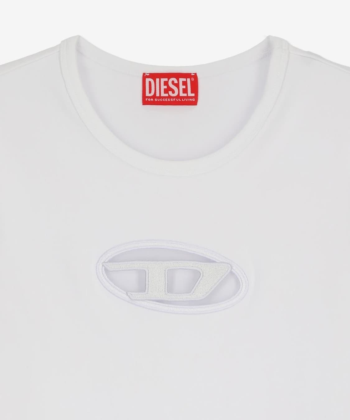 디젤(Diesel) 여성용 T-Angie 피카부 로고 티셔츠 xs 상품이미지1