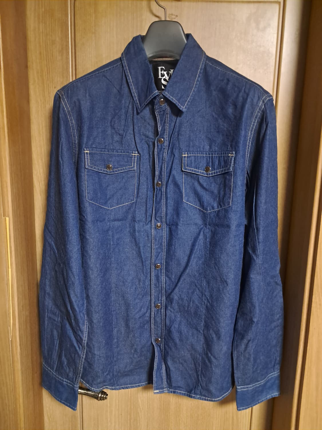 에비수 데님셔츠 M/L 상품이미지2