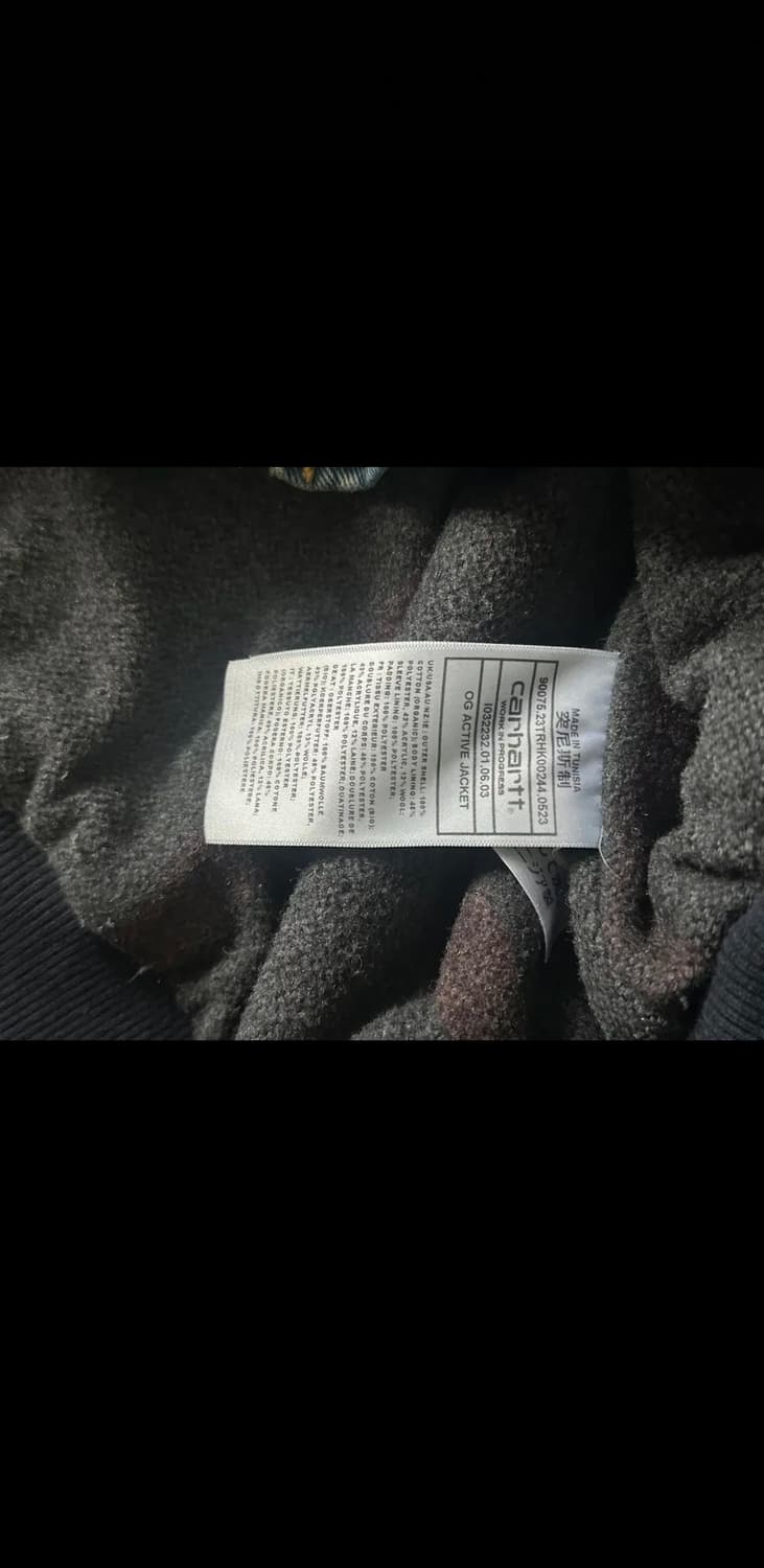 칼하트 wip 메이틀랜드 데님 액티브 자켓 XL 상품이미지2