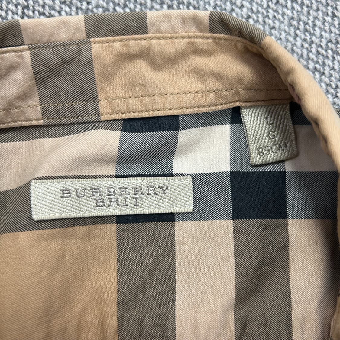 버버리 브릿 노바체크 셔츠(L) 상품이미지2