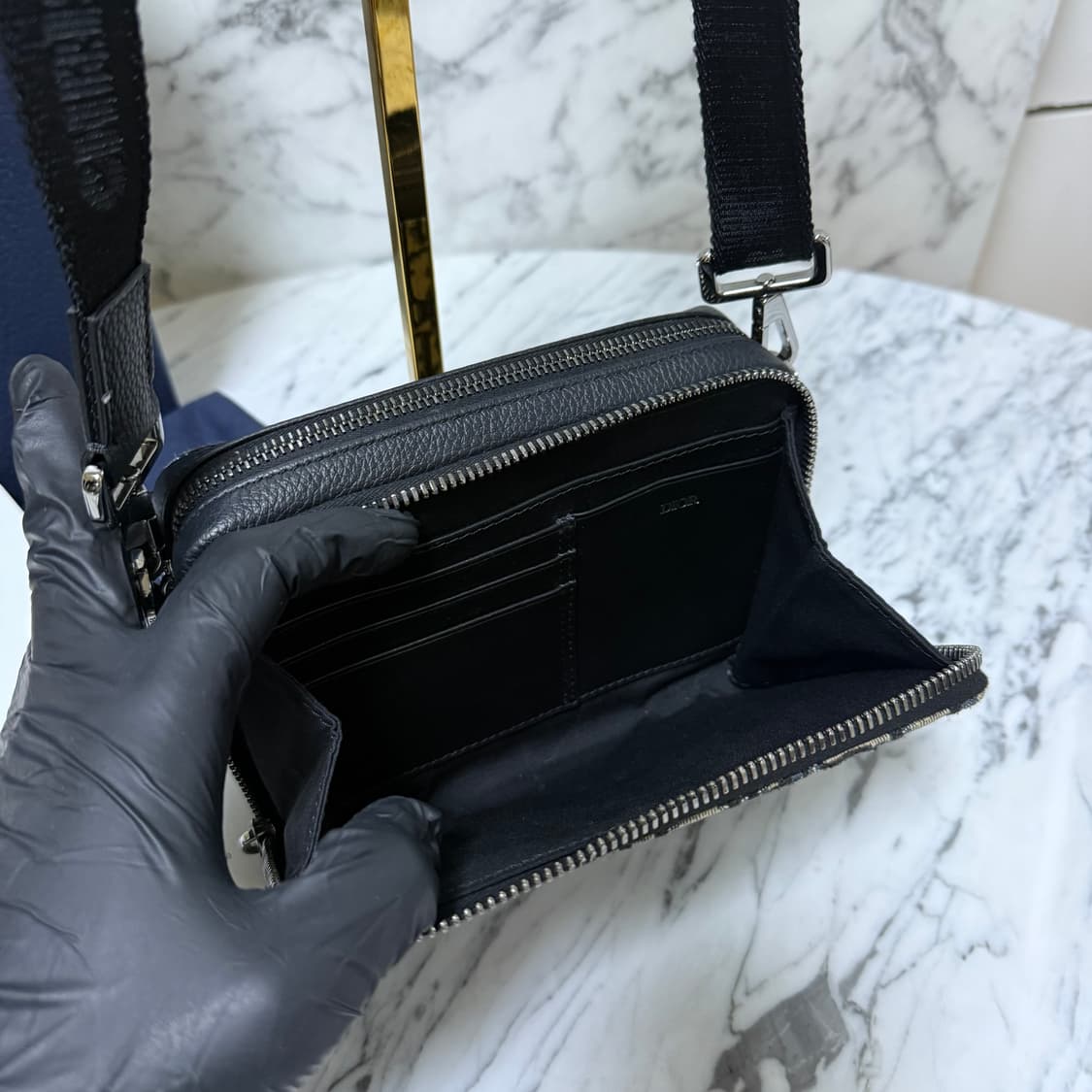 디올 오블리크 스트랩 파우치 크로스백 메신저백
 상품이미지7