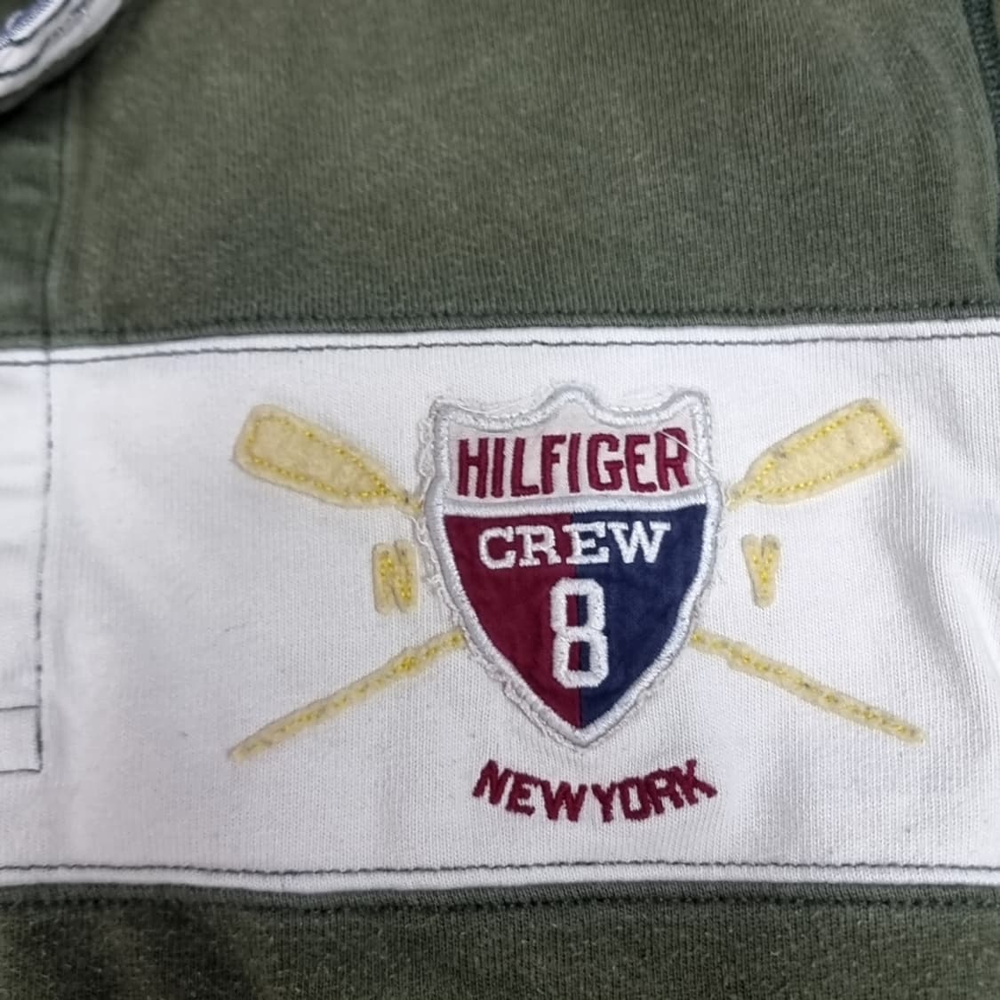 타미힐피거 스트라이프 럭비 긴팔티(라지) 상품이미지2