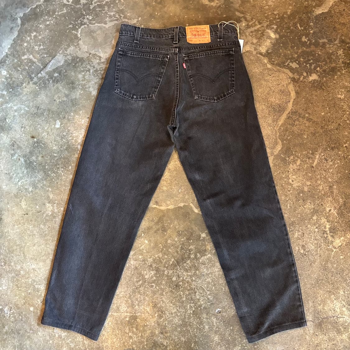 90년대 미국 리바이스 550 릴렉스 핏 흑청 상품이미지5