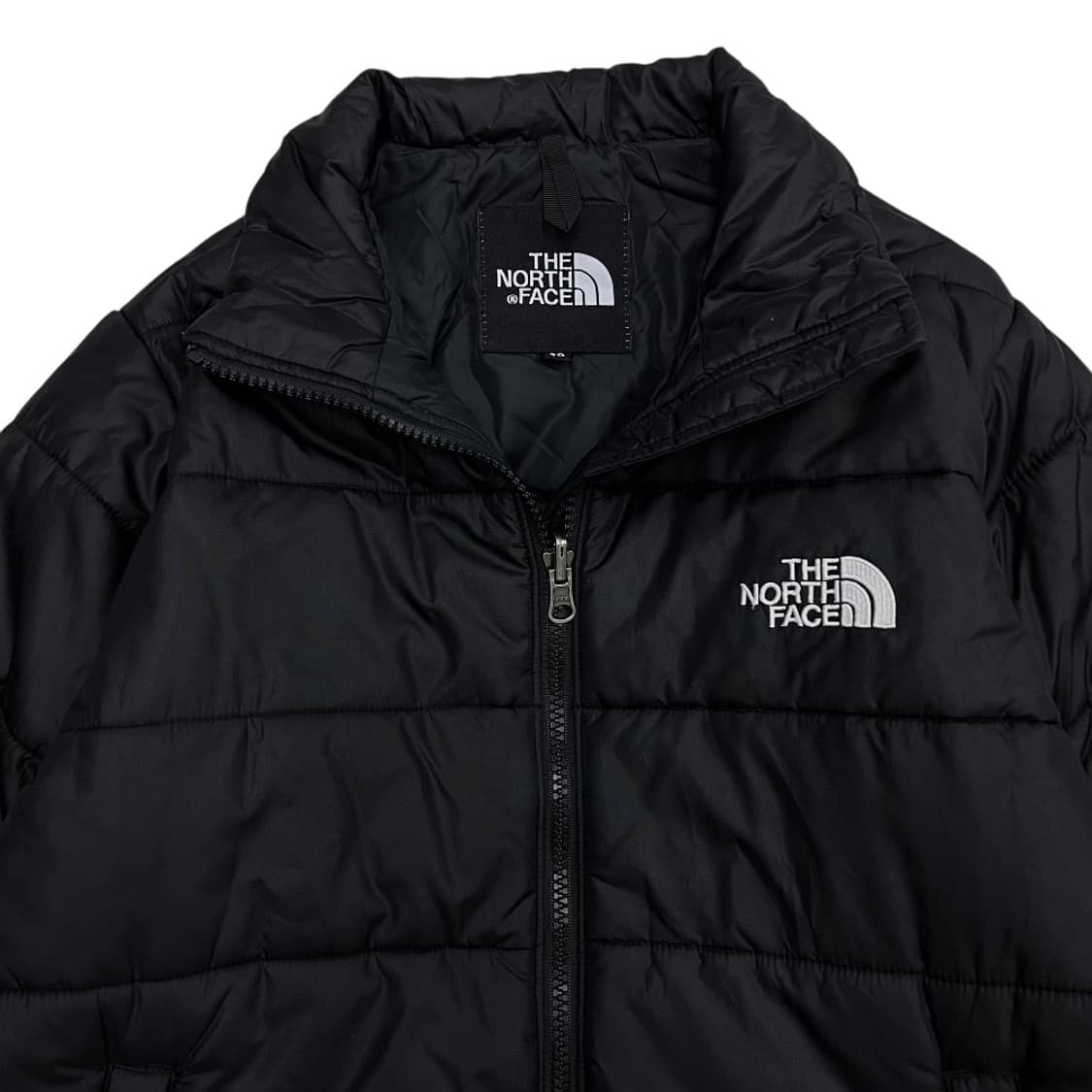 노스페이스 로고 블랙 경량 패딩 90 상품이미지4