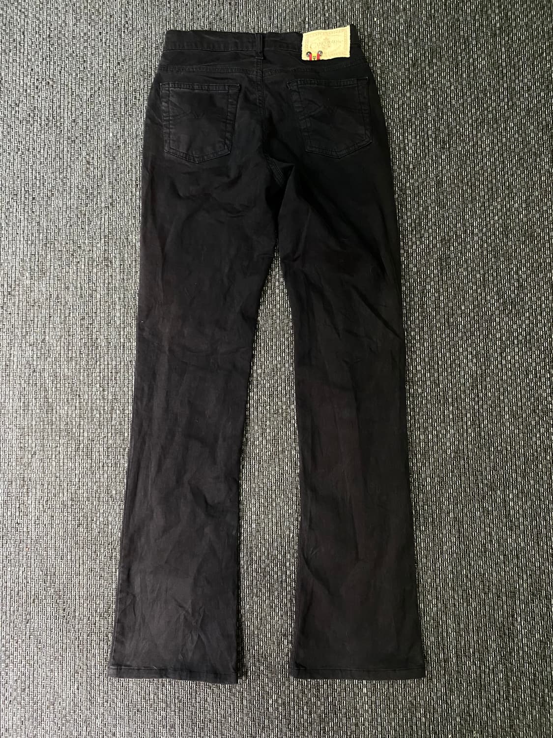 Slim Fit Semi Boots Cut Black Pants 상품이미지10