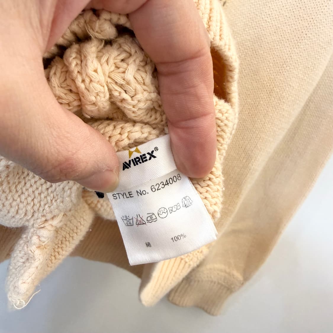 아비렉스 아이보리 집업 상품이미지7