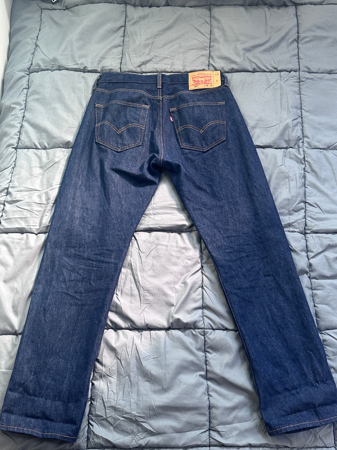 리바이스 501 진청 데님 32x32 상품이미지1