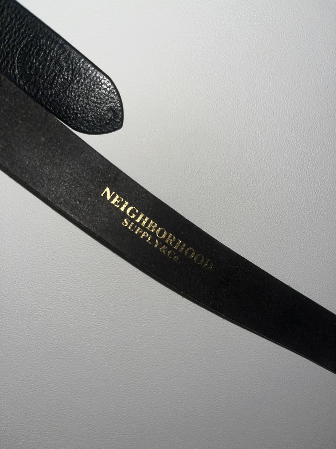 네이버후드) NEIGHBORHOOD 25SS LEATHER WIDE BE 상품이미지3