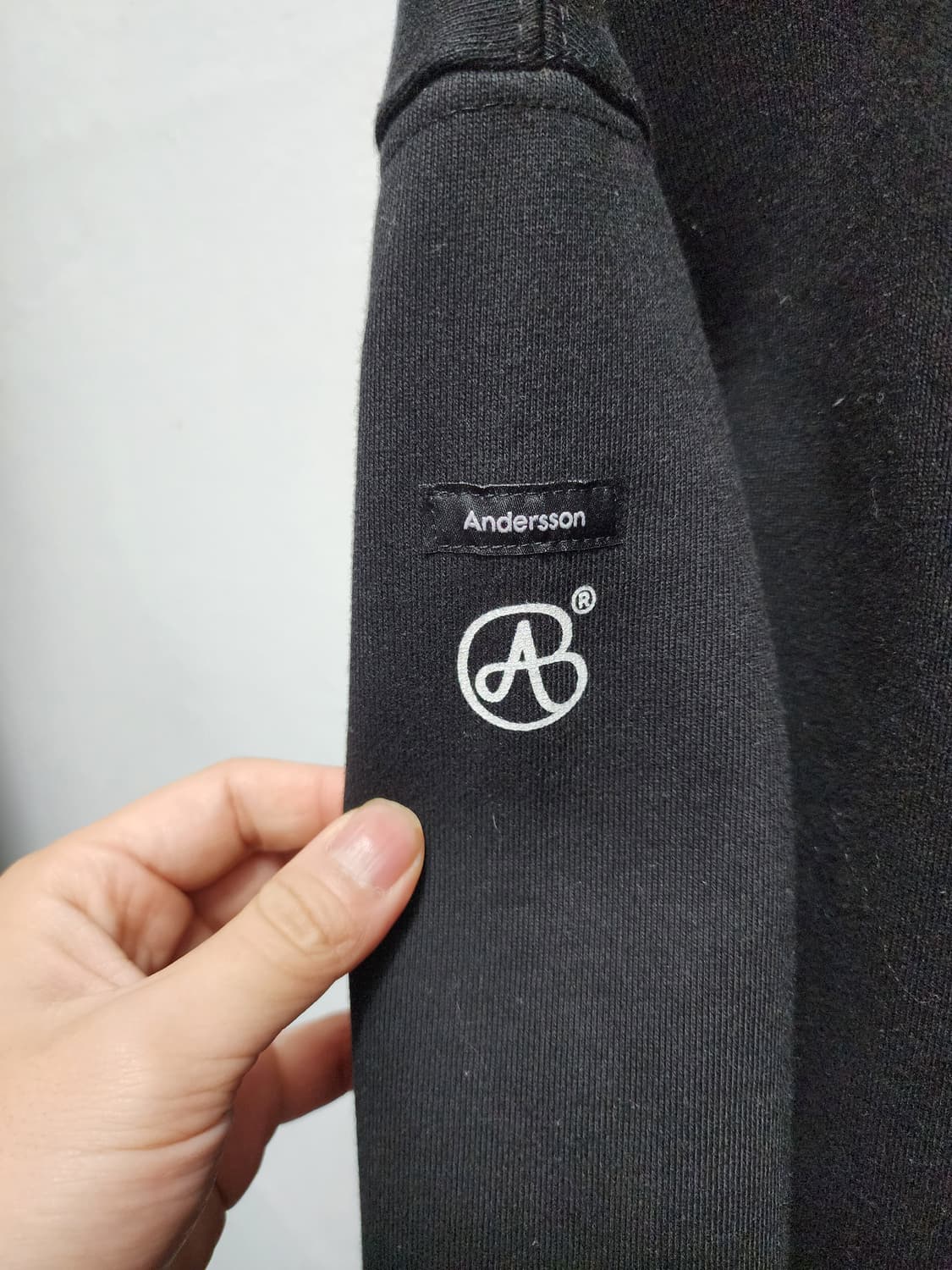 앤더슨벨 헤비코튼 레터링 후드티 상품이미지3