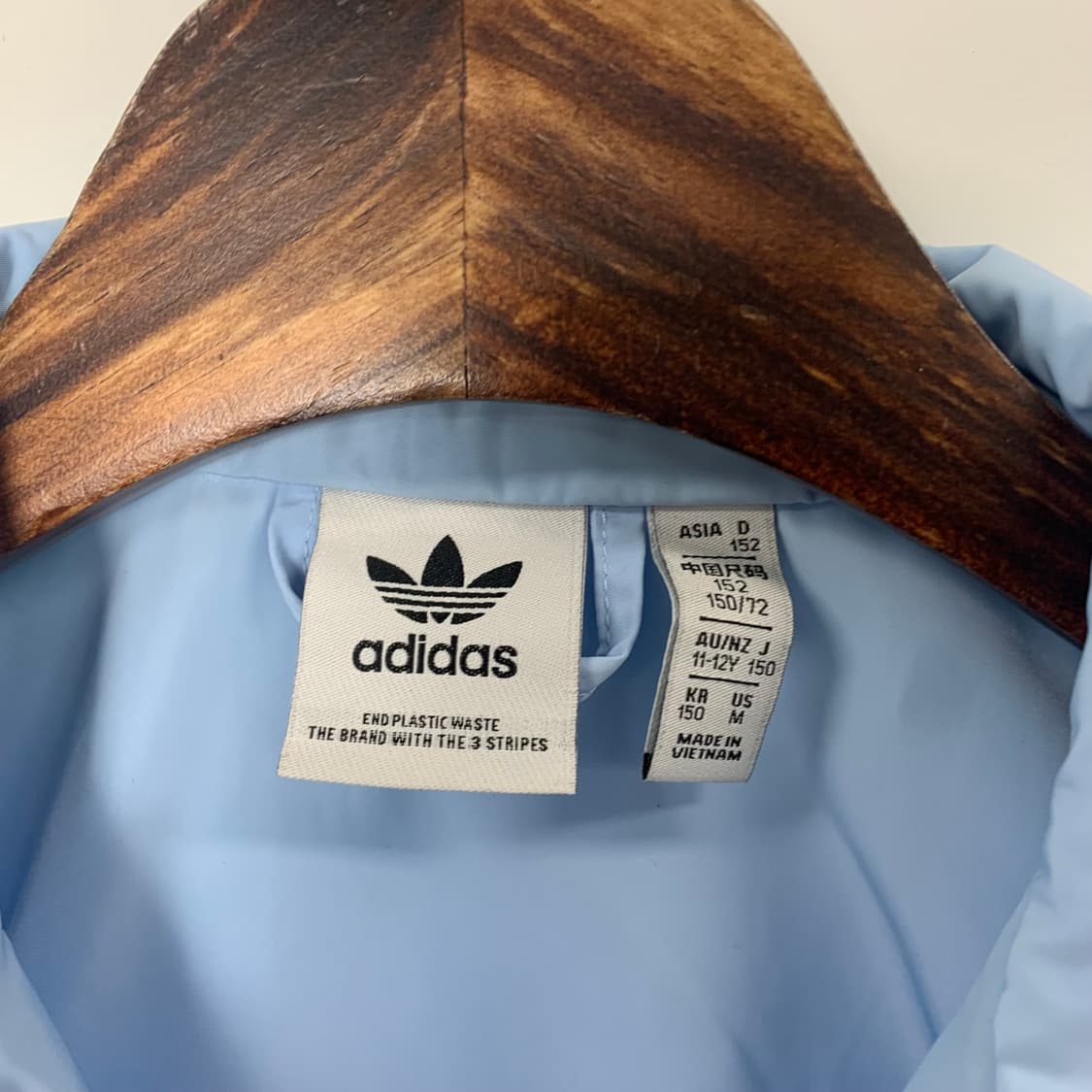 아디다스 파이어버드 스카이블루 윈드 바람막이 자켓 상품이미지7