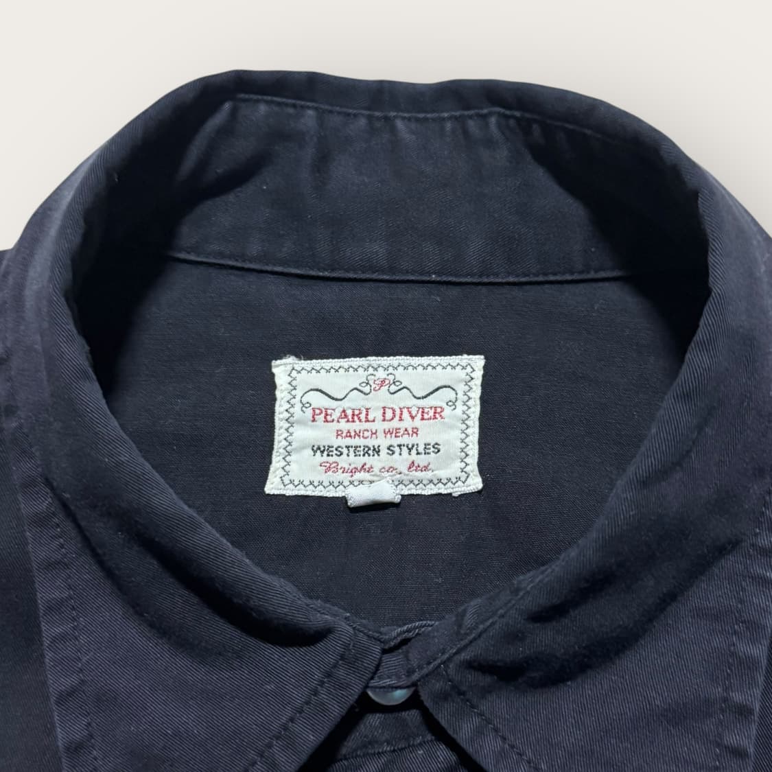90s Japan Pearl Diver 웨스턴 셔츠 L 상품이미지3