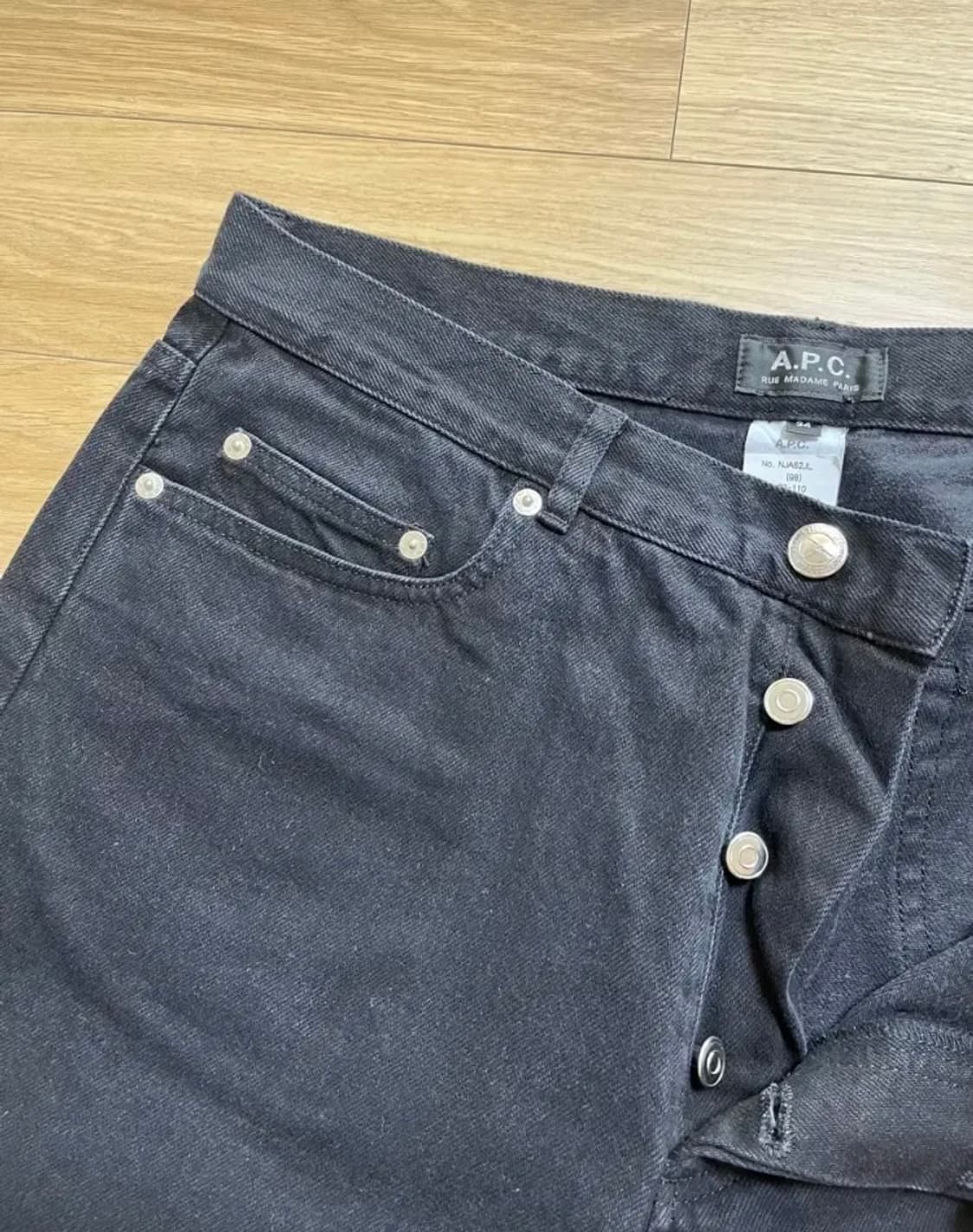 apc 아페쎄 쁘띠스탠다드 새제품 34사이즈 블랙 상품이미지4