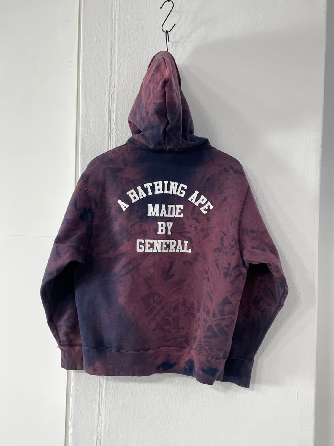 베이프 가먼트 다이 컬리지 후드집업  상품이미지5