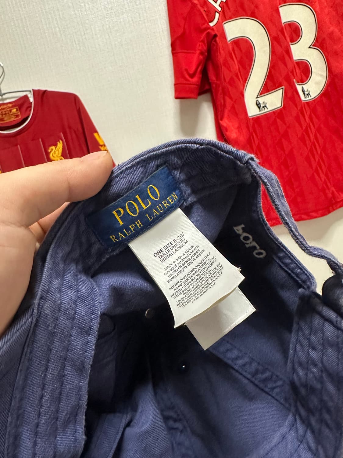 폴로 네이비 볼캡 상품이미지4