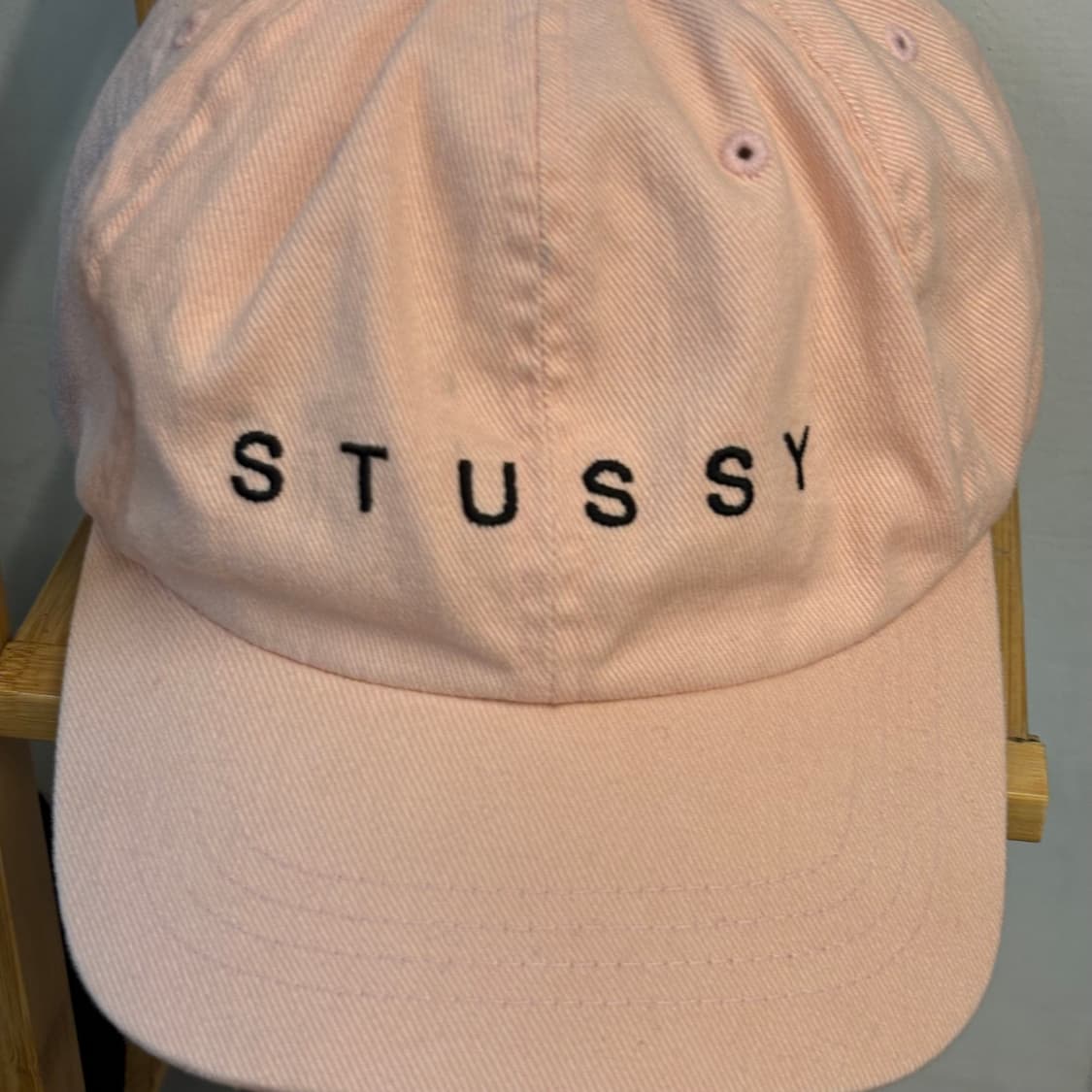 스투시 스펠아웃 라이트 핑크 볼캡 OS 상품이미지5