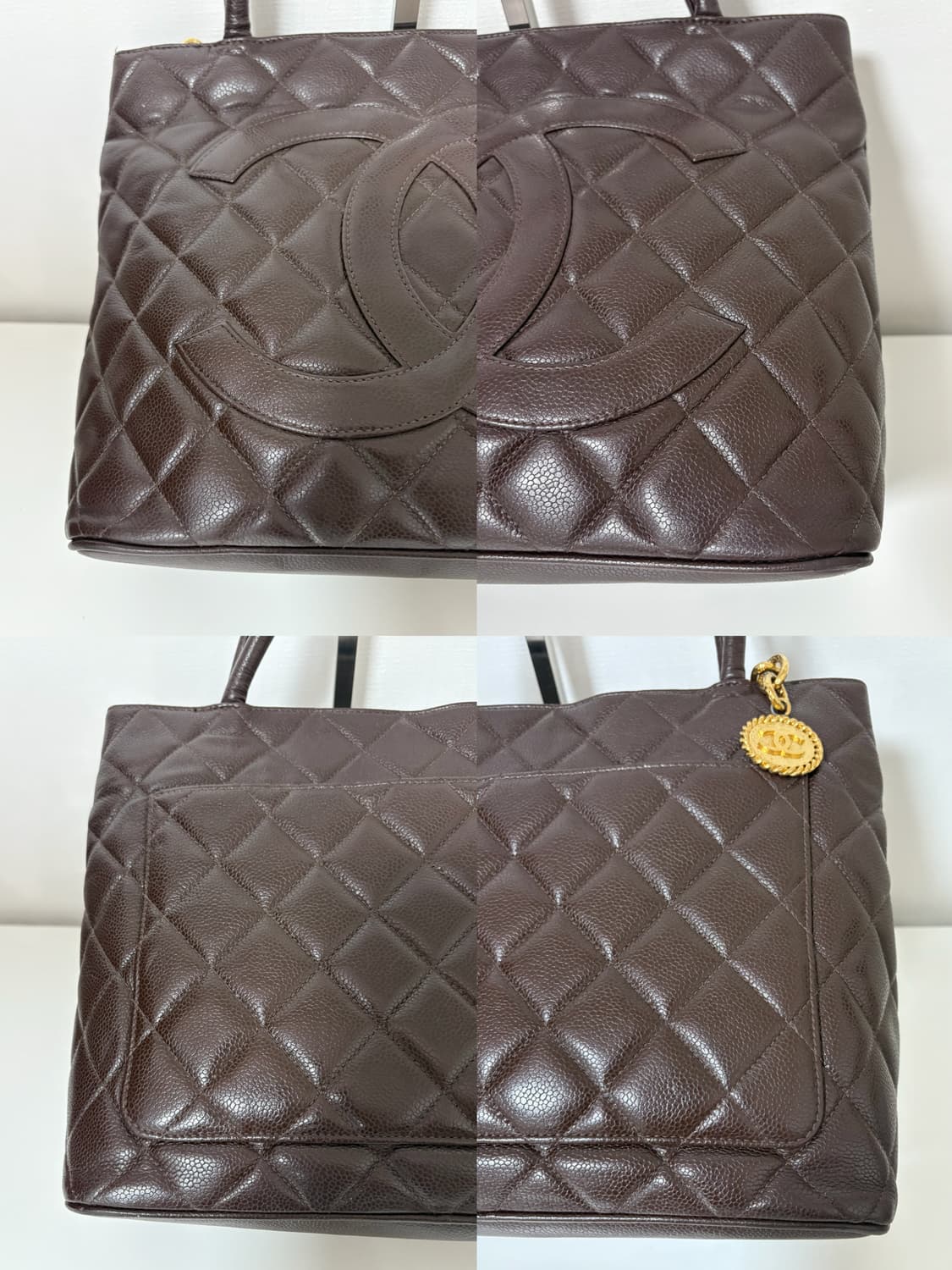 샤넬 메달리온 코인백 브라운 상품이미지10