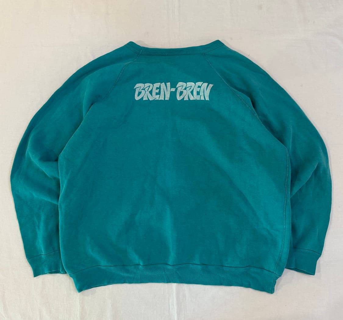 80s USA 빈티지 필드하키 맨투맨 스웻셔츠 에메랄드 상품이미지4