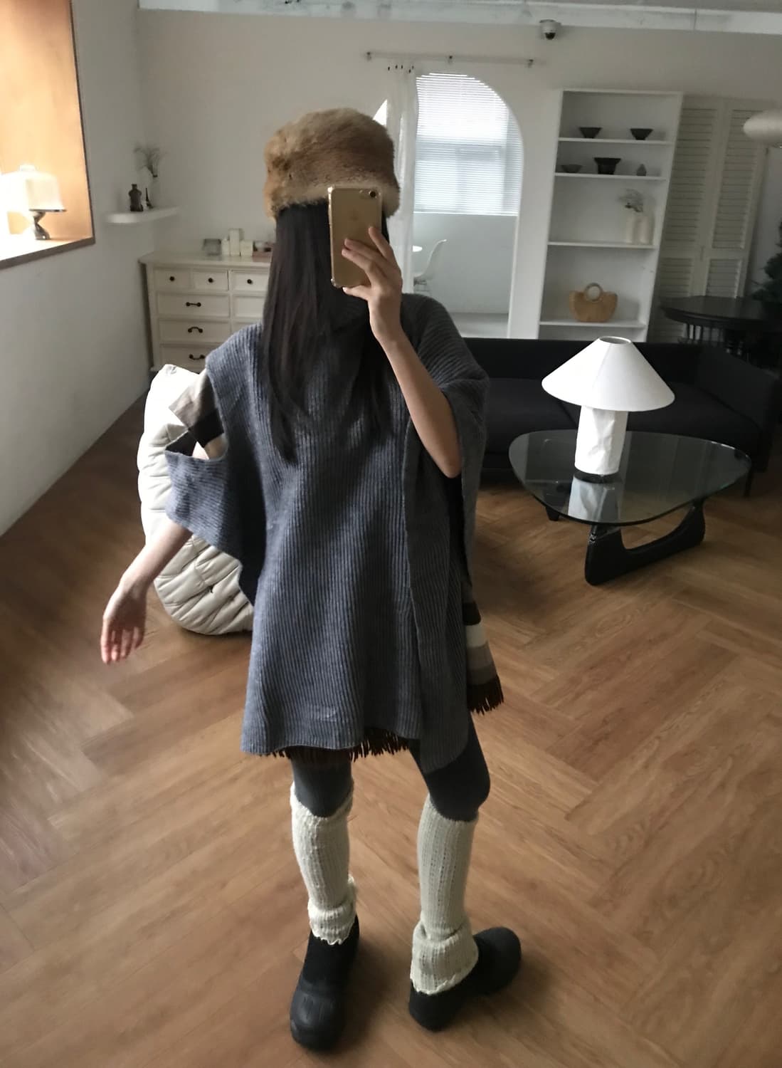 vintage turtle neck cape 상품이미지1