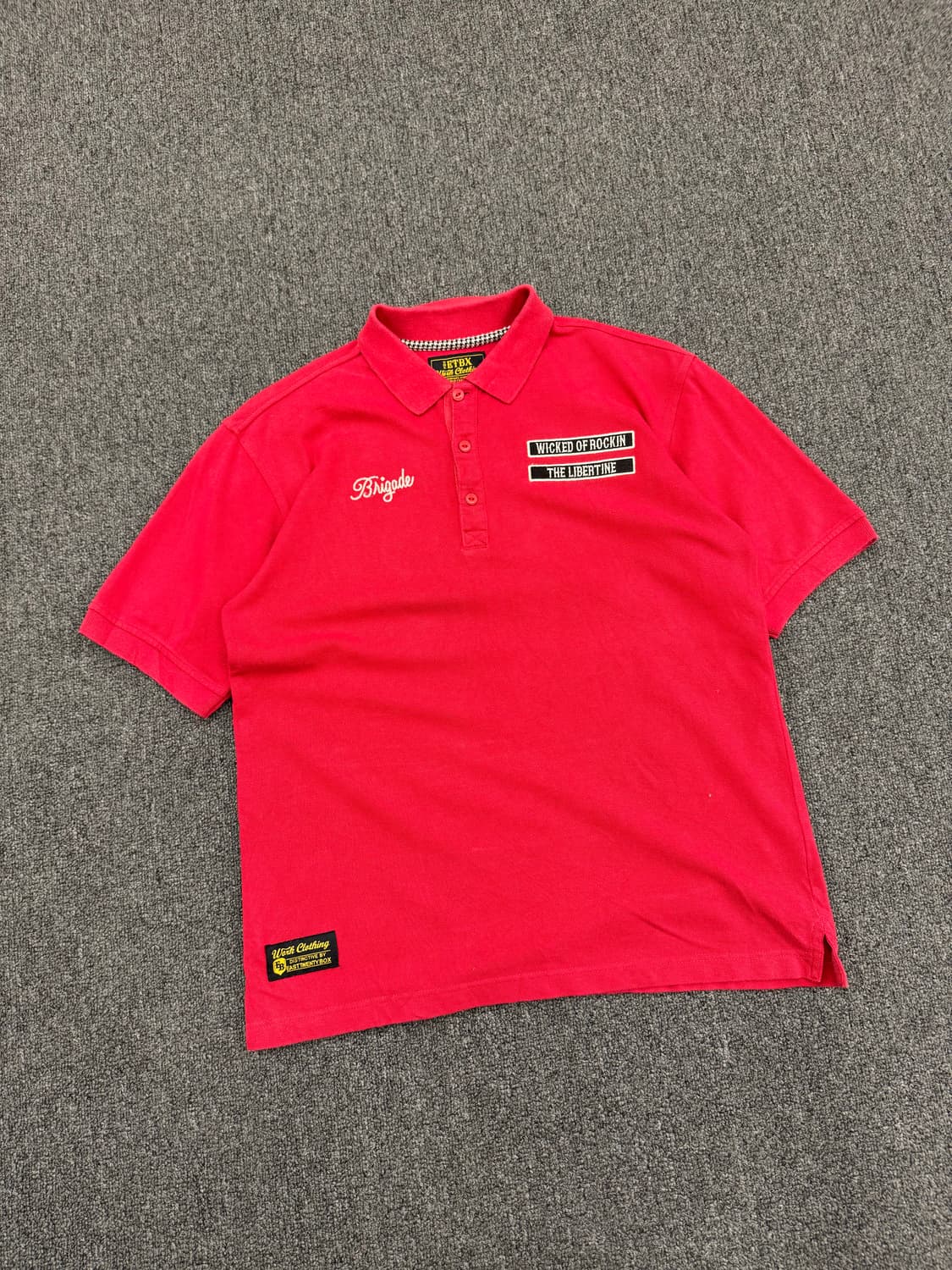 3)The Etbx 빈티지 패치 자수 카라 반팔 상품이미지1