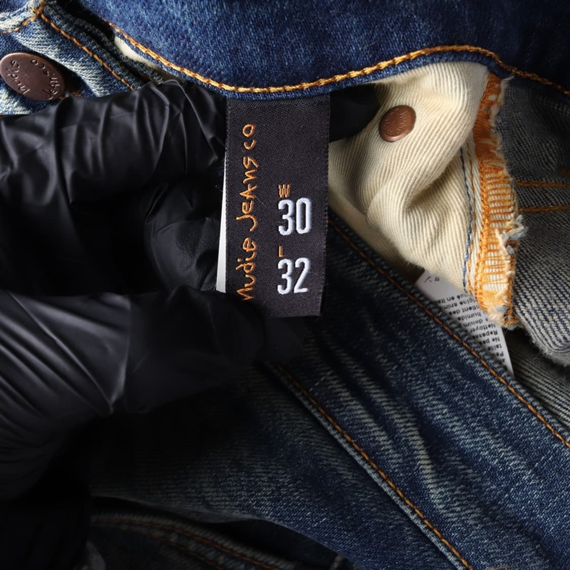 누디진 오가닉 코튼 워싱 데님 30 상품이미지8