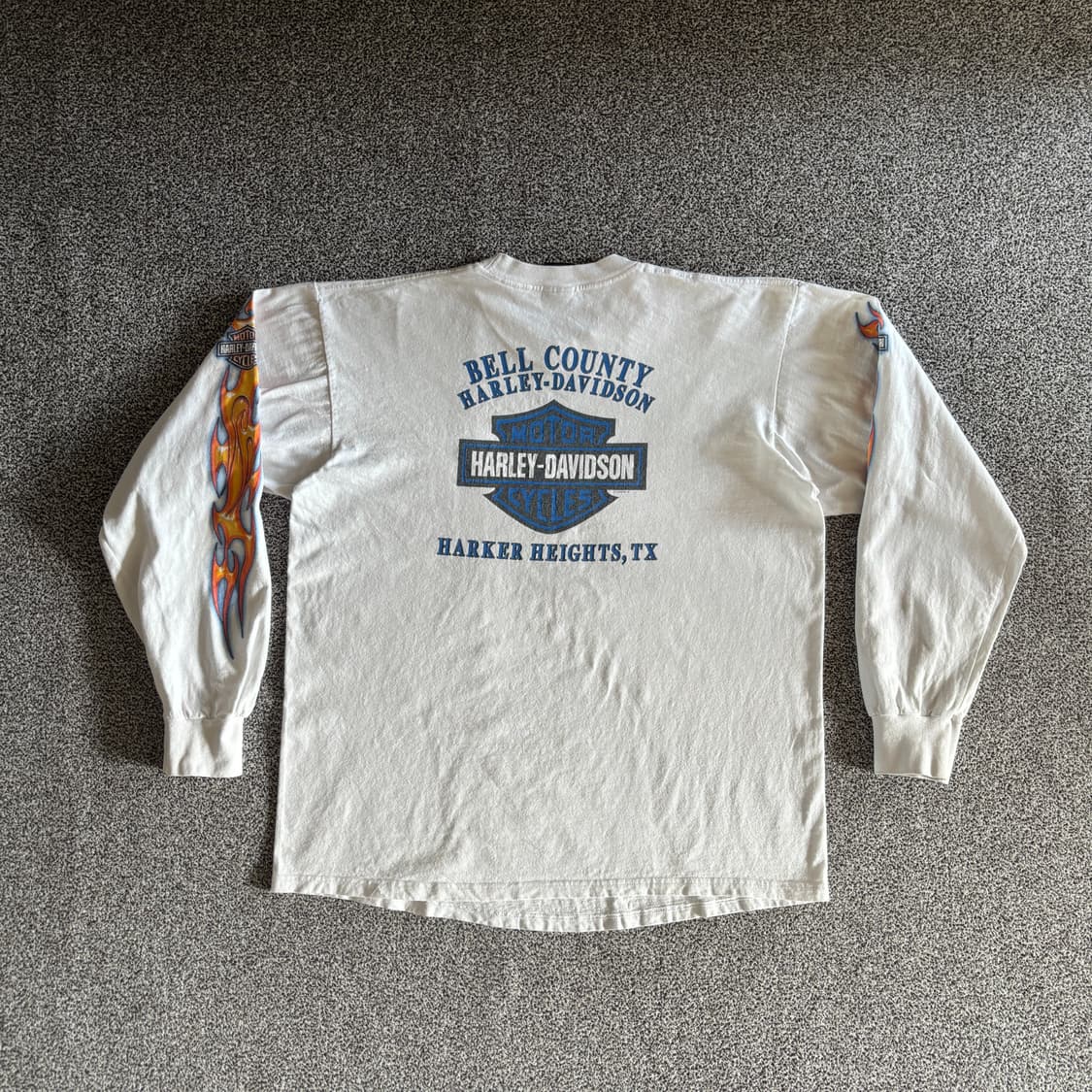 빈티지 할리데이비슨 플레임 롱슬리브 티셔츠 상품이미지4