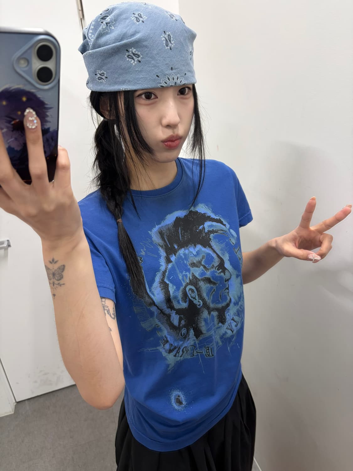 디젤 인디언 프린팅 반팔티 상품이미지3