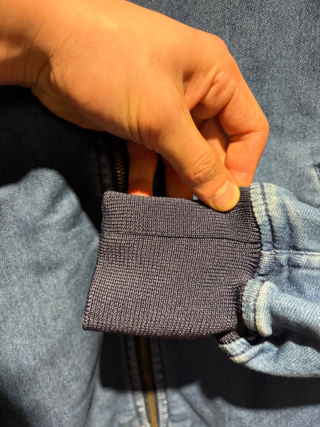 Edwin ma-1 denim blouson / 에드윈 데님 블루종 점퍼 상품이미지4