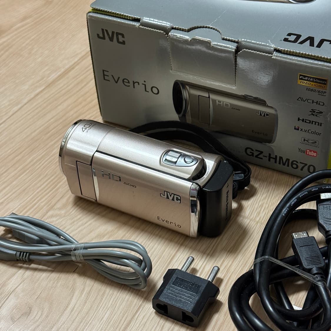 풀박스 JVC GZ-HM670 핑크캠코더 빈티지캠코더 핑크디카 카리나 상품이미지1