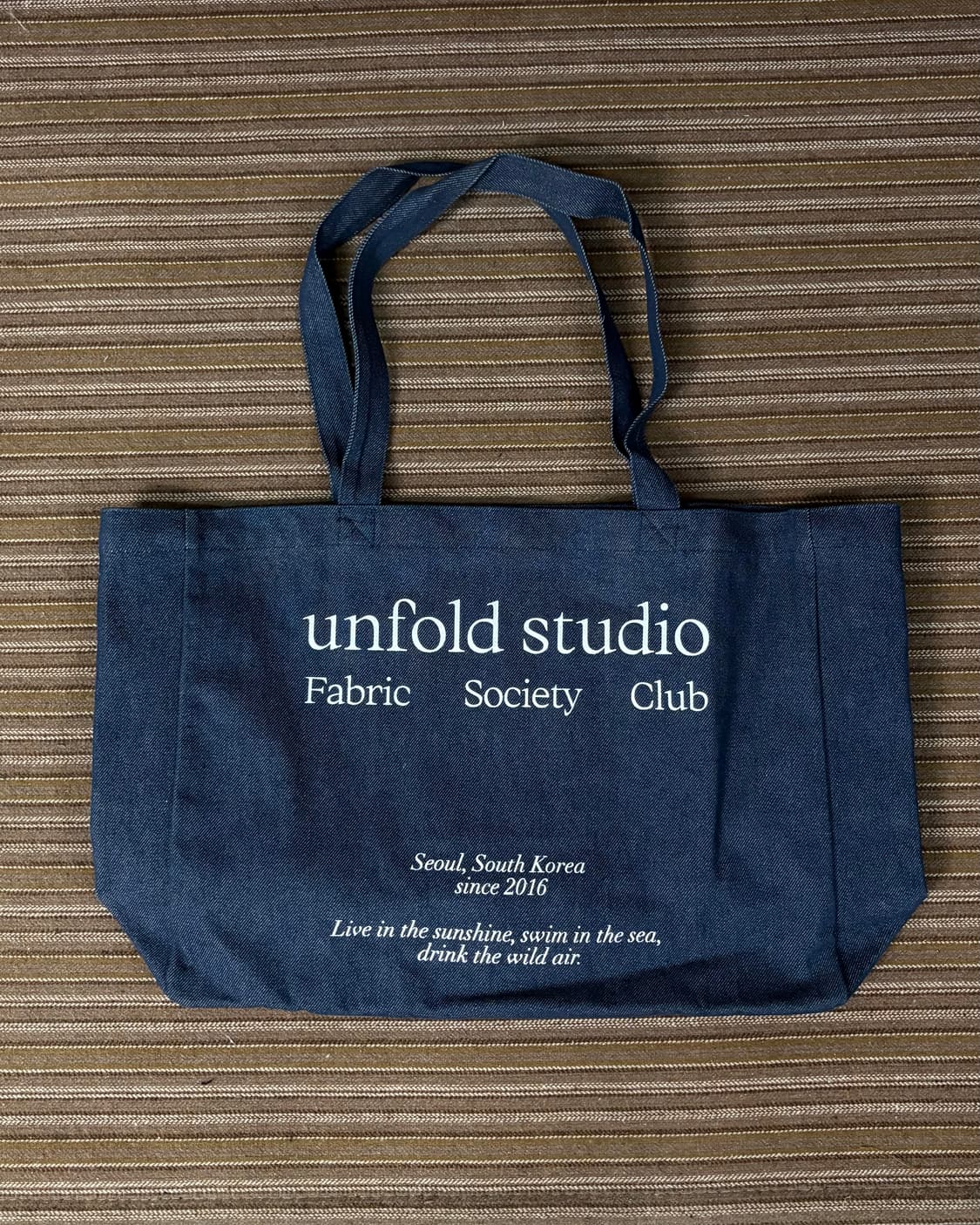 언폴드 Two way denim bag 상품이미지1