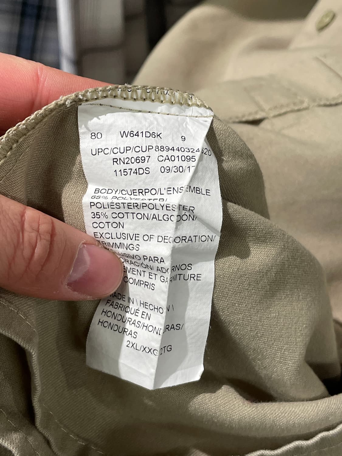 디키즈 빅사이즈 워크셔츠 상품이미지6