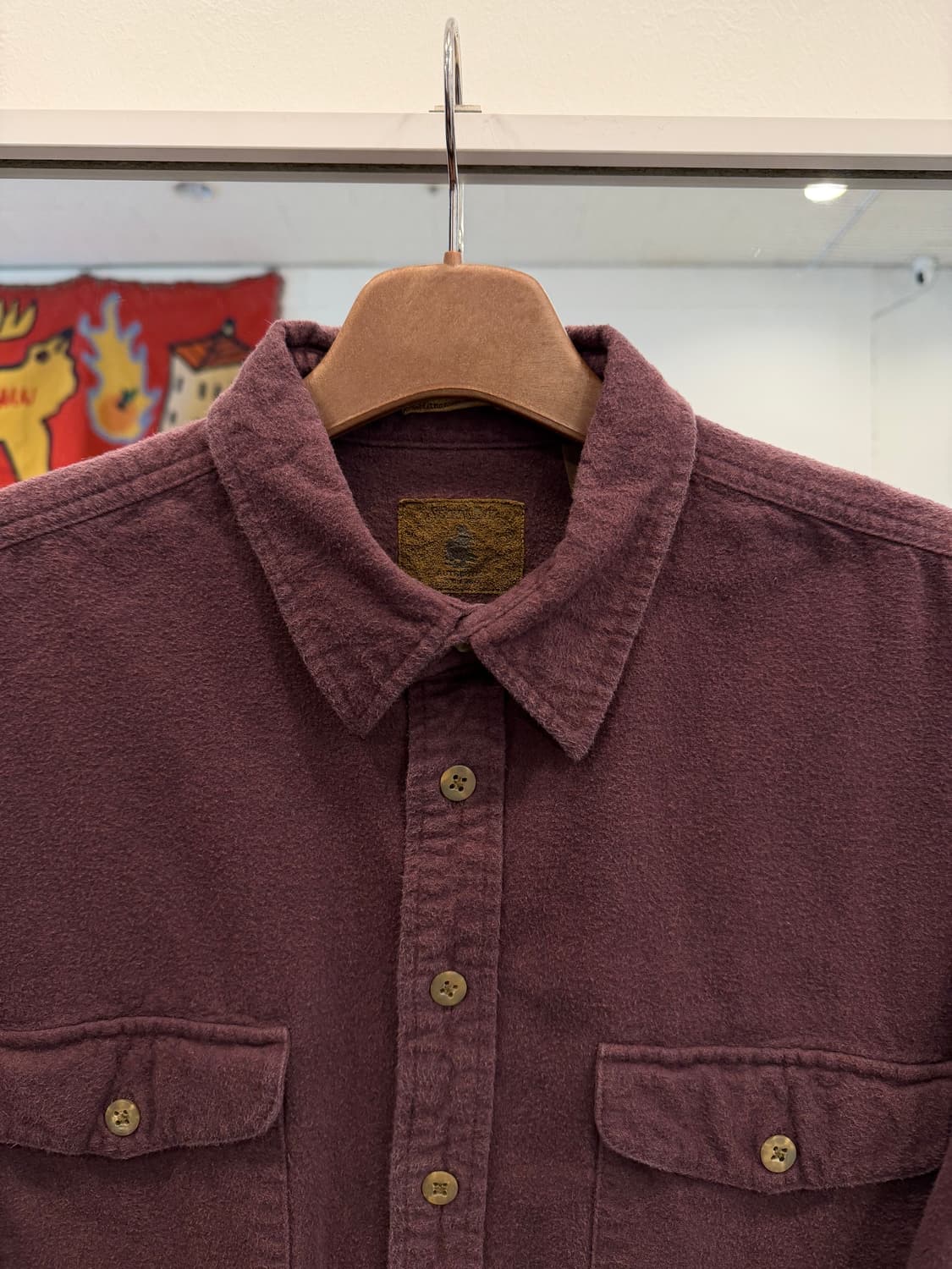 ST.John's Bay 세인트 존스 베이 빈티지 샤모아 셔츠 상품이미지3