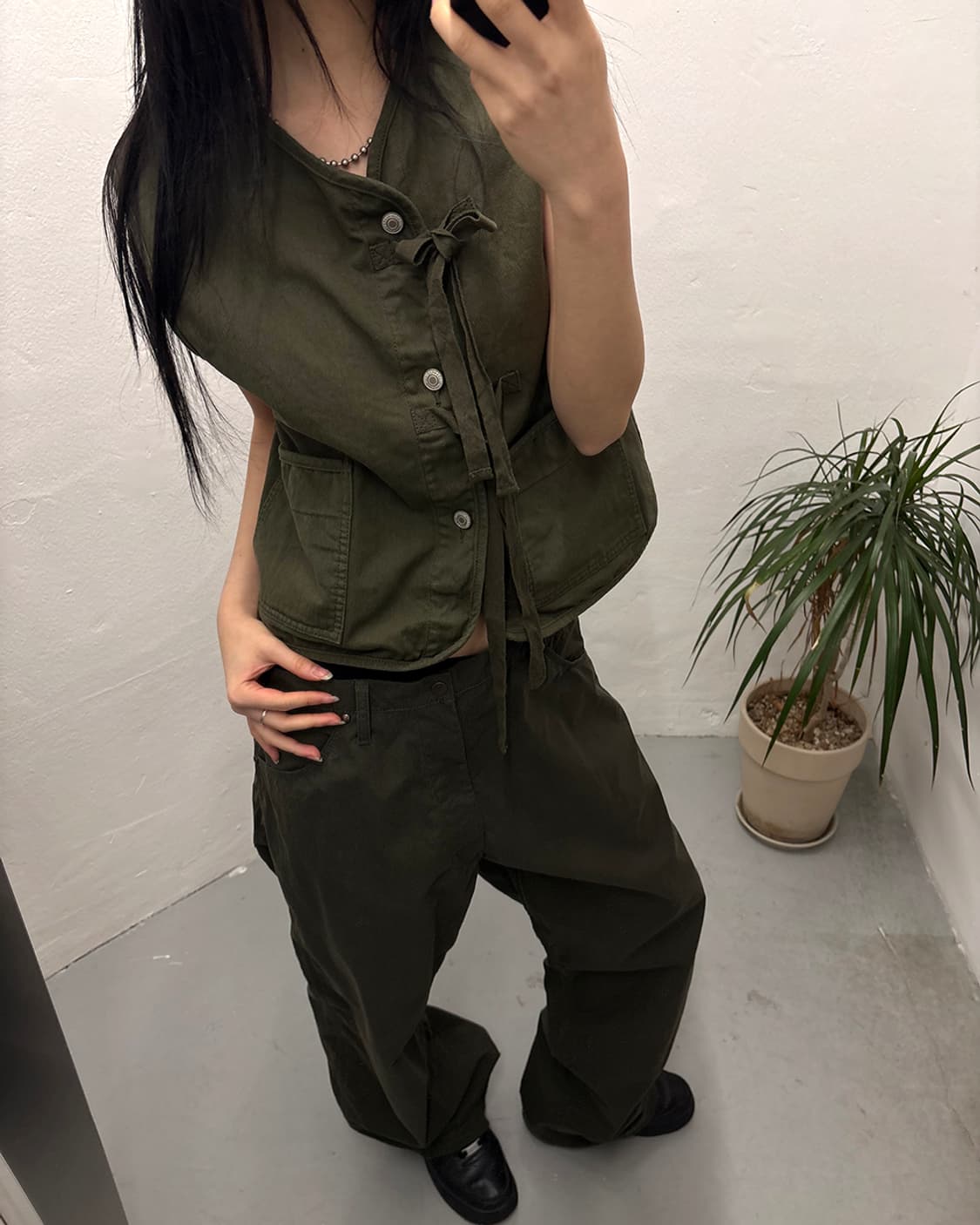 프릭스토어 FREAK'S STORE Ribbon Vest 상품이미지5